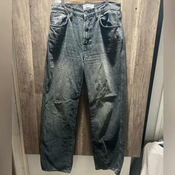 Reformation Val 90s Mid Rise Straight Leg Black Denim Jeans 27 size women’s - Picture 4 of 13